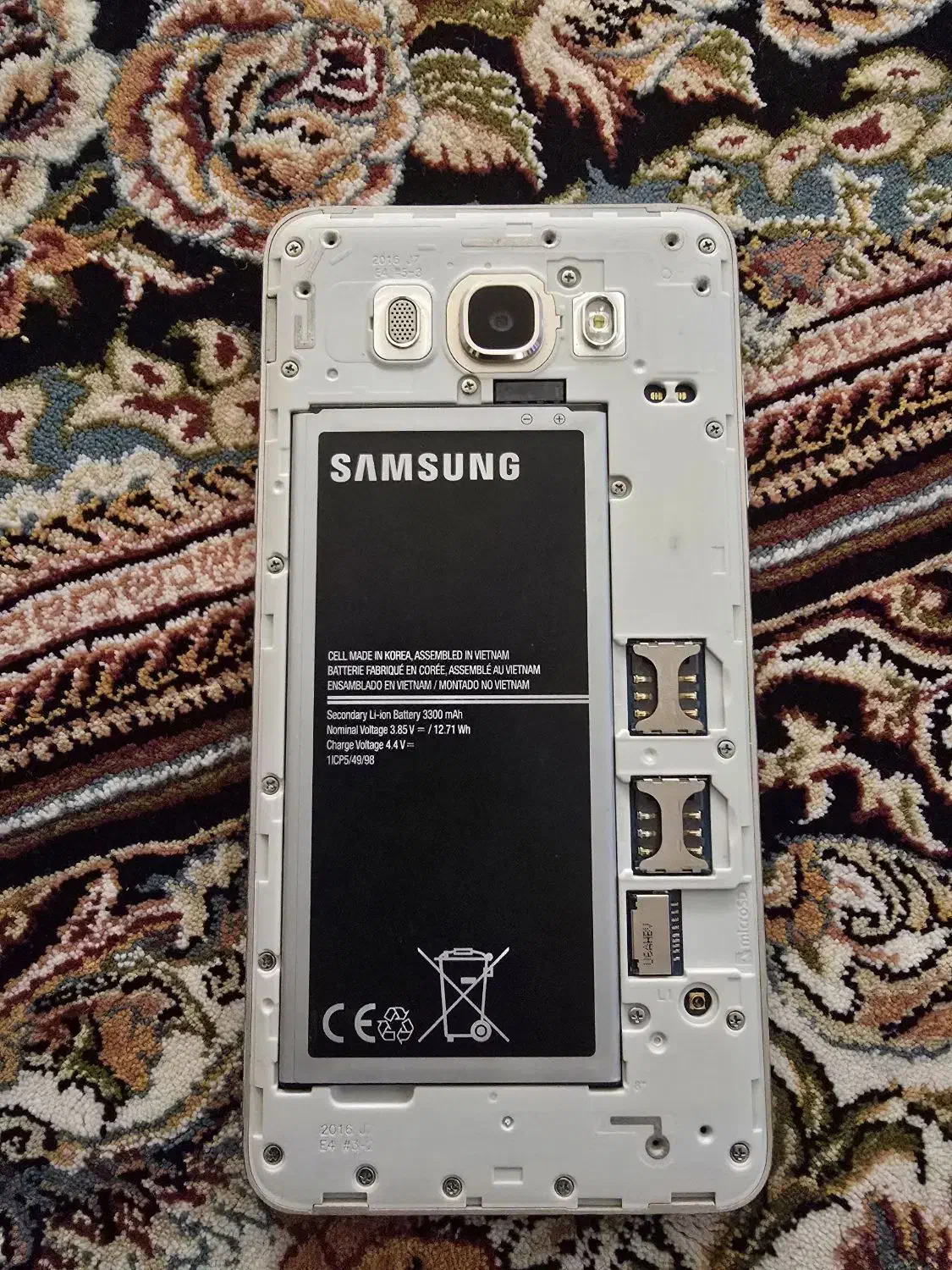 گوشی سامسونگj7 2016 در حد آکبند|موبایل|قرچک, مهدیه|دیوار