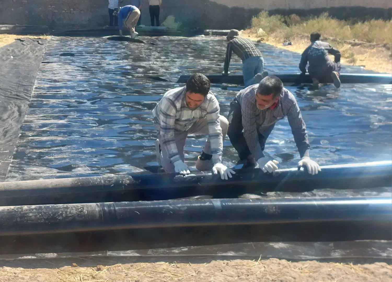 استخر ذخیره آب کشاورزی ورق (ژئوممبران)|خدمات پیشه و مهارت|گناباد, |دیوار