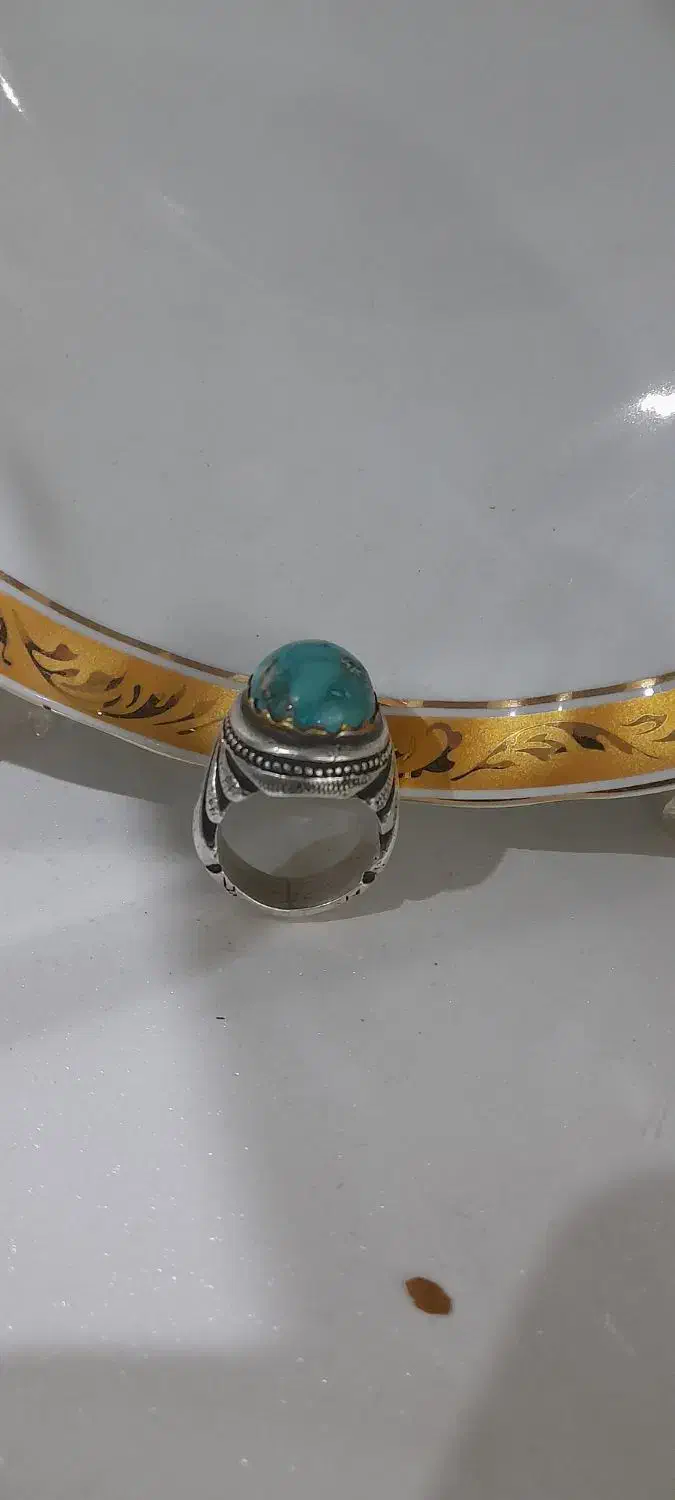 انگشتر فیروزه ویشم|جواهرات|یزد, |دیوار