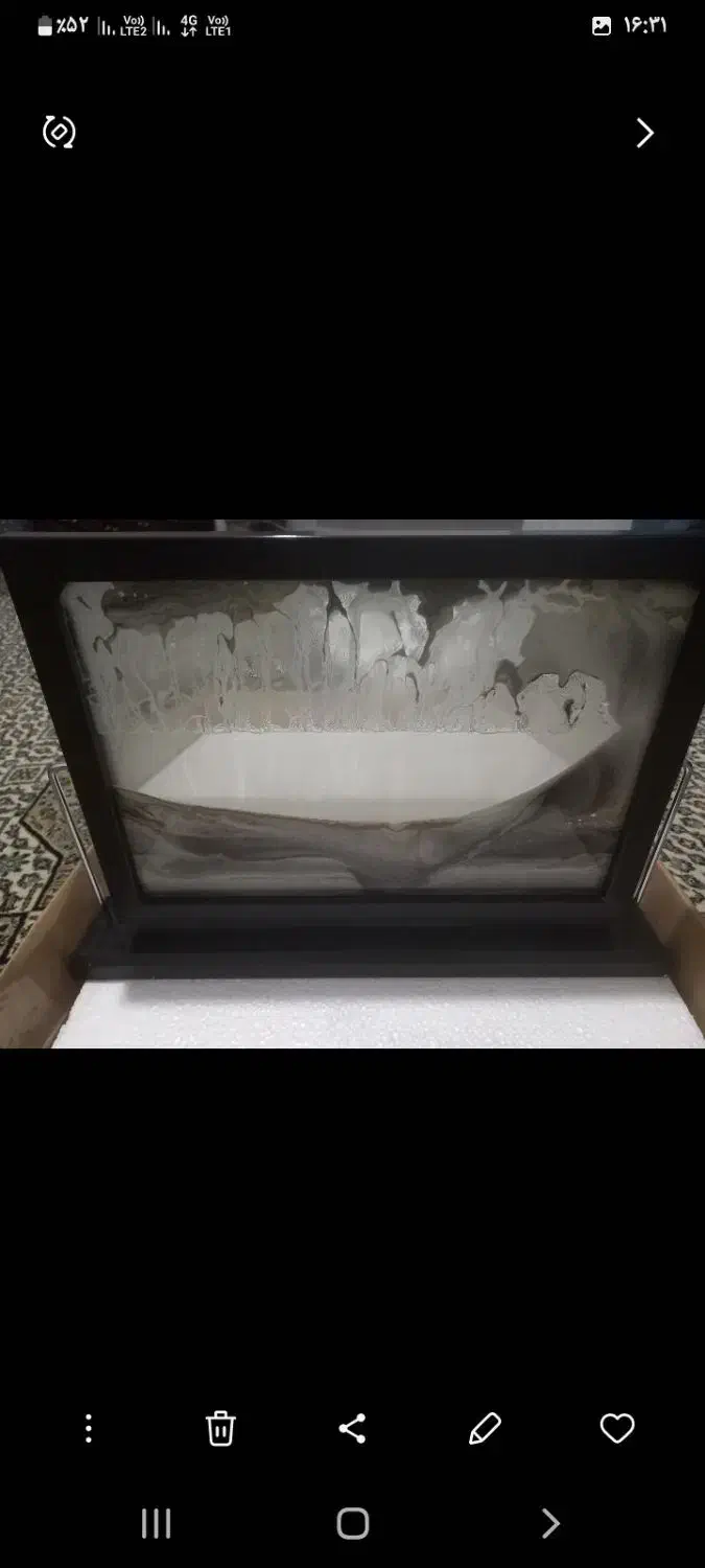 تابلو شن ریز مشکی|تابلو، نقاشی، عکس|برخوار, |دیوار