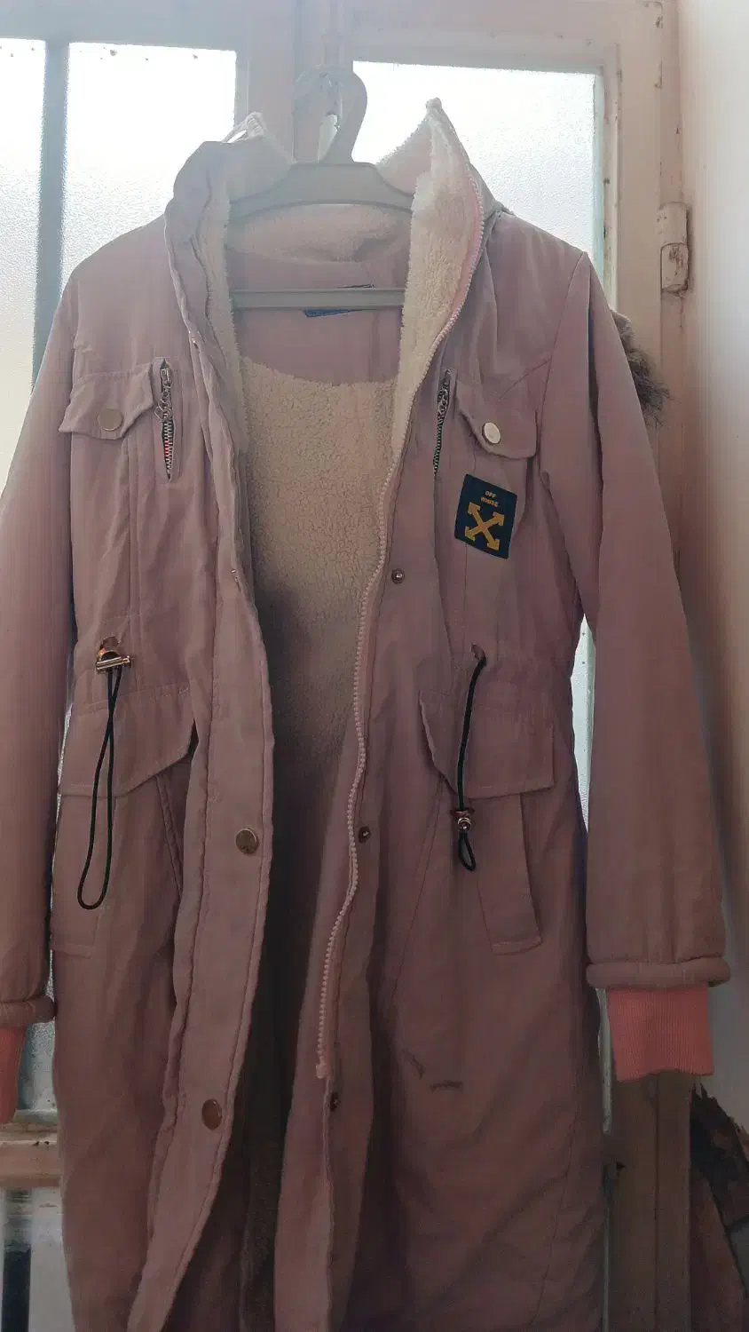 کاپشن صورتی دخترانه سایز ۴۰|کفش و لباس بچه|یزد, |دیوار