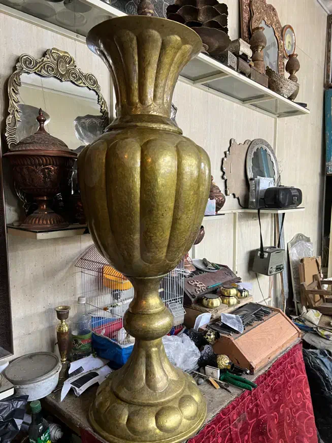 صنایع دستی گلدان برنجی|صنایع دستی و سایر لوازم تزئینی|تهران, اتابک|دیوار