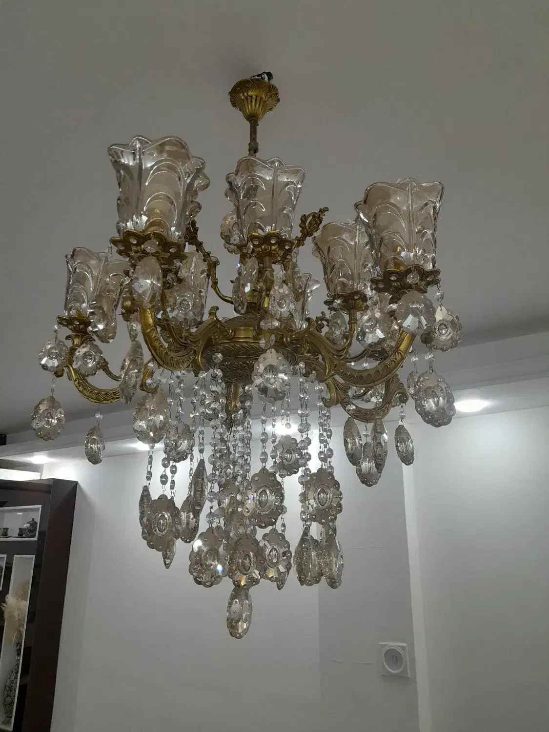 لوستر 10 لامپ|لوستر و چراغ آویز|شهریار, شهرک امیریه|دیوار