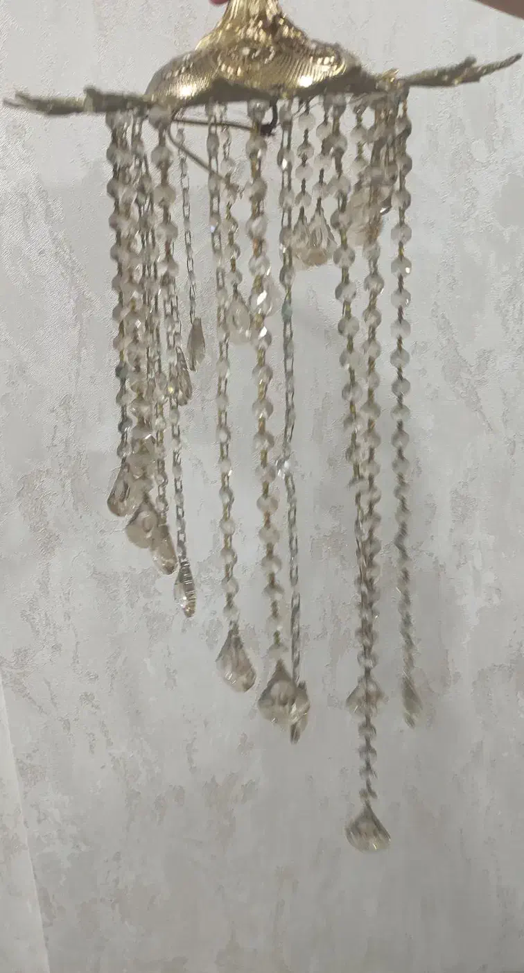 لوستر برنزی|لوستر و چراغ آویز|همدان, |دیوار