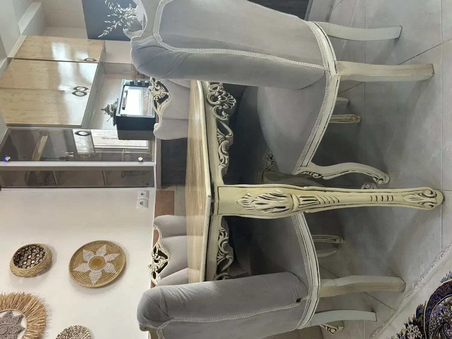 میز غذاخوری|میز و صندلی غذاخوری|نکا, |دیوار