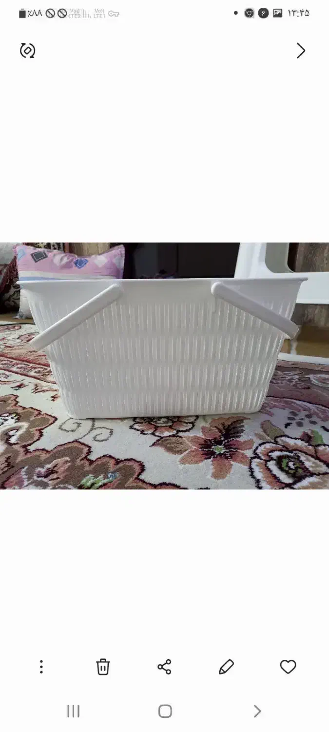 سبد مسافرتی بامبو|ظروف نگهدارنده، پلاستیکی، یک‌بارمصرف|قوچان, |دیوار