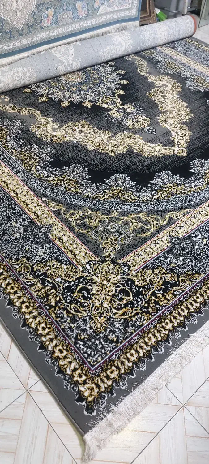 روناک طوسی مشکی فرش ۱۲ متری آکبند|فرش|کرج, حسین‌آباد|دیوار