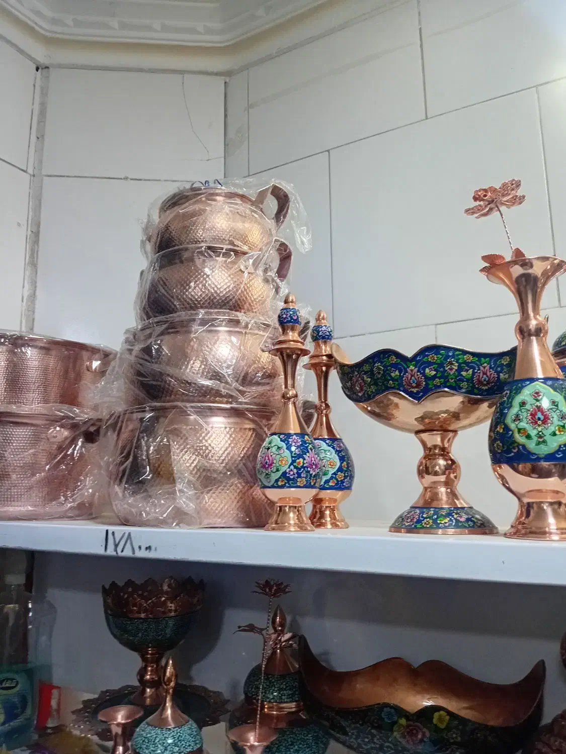 قابلمه های مسی|ظروف پخت‌وپز|برخوار, |دیوار