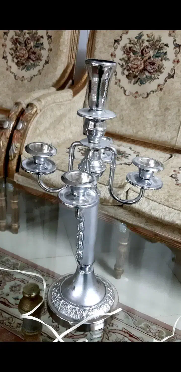 ۲ عدد جا شمعی|صنایع دستی و سایر لوازم تزئینی|گلپایگان, |دیوار