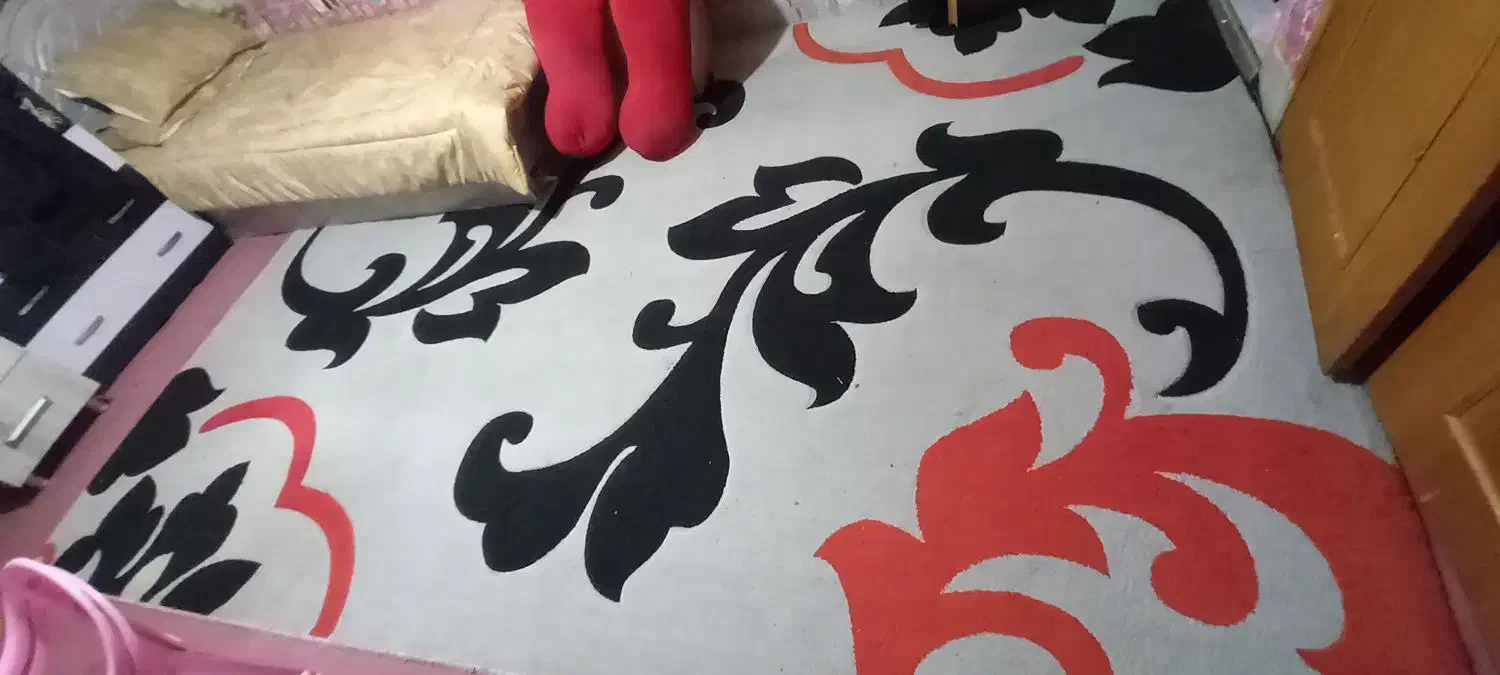 فرش اتاق جنس عالی و ضخیم وبا طرح قشنگ|فرش|قم, قلعه کامکار|دیوار