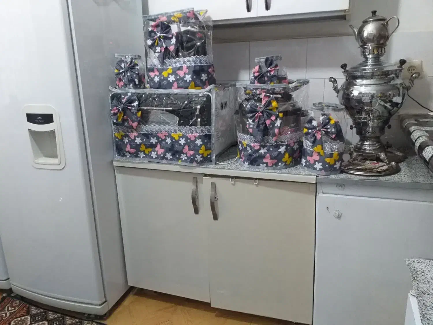 دوخت انواع کاور وسرویس اشپز خانه|سفره، حوله، دستمال آشپزخانه|کرمانشاه, |دیوار