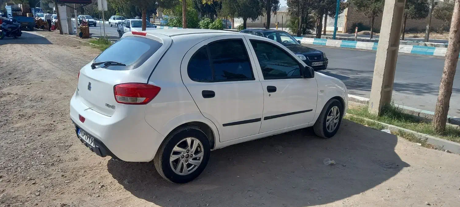 تیبا 2رینگ آلمونیوم کم کار سفید|خودرو سواری و وانت|مهریز, |دیوار