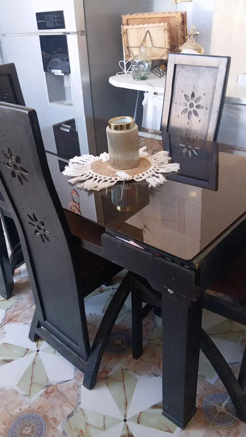 میزناهار خوری 4نفره|میز و صندلی غذاخوری|تربتحیدریه, دیزقند|دیوار