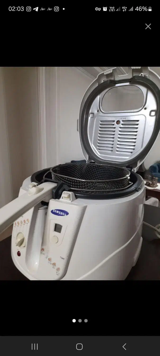 سرخ کن سامسونگ|اجاق گاز و لوازم برقی پختوپز|تهران, بهداشت|دیوار