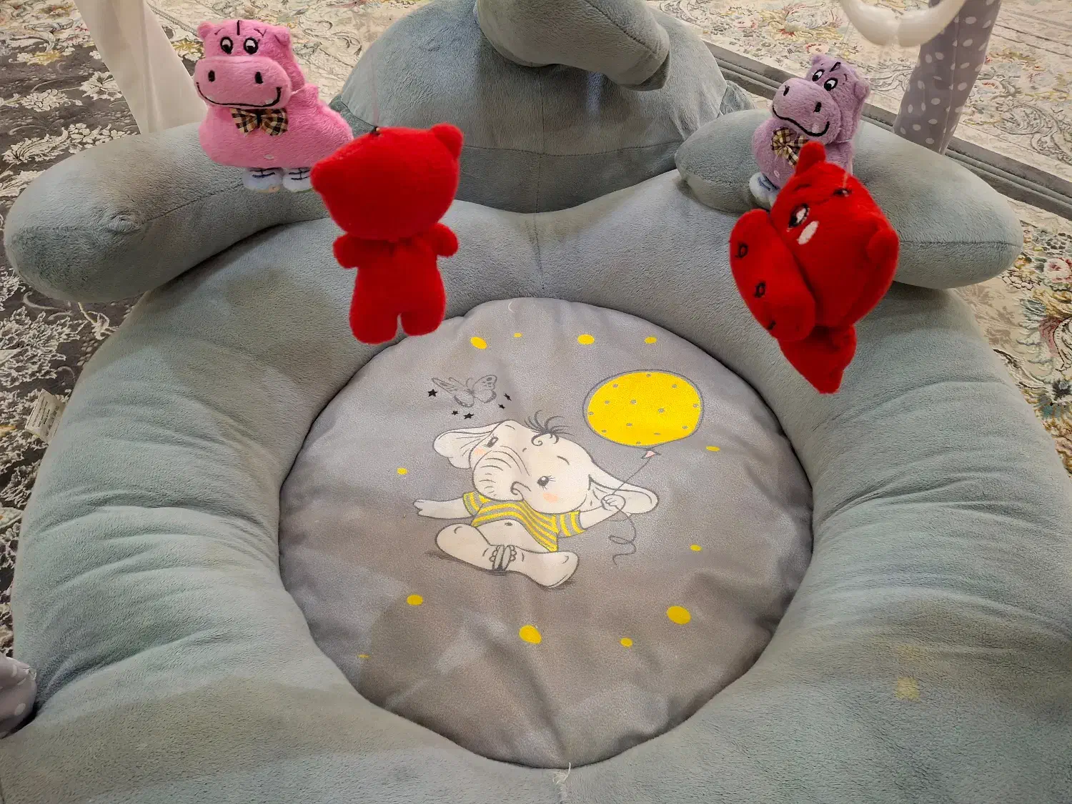 تشک بازی و ست رختخواب فیلی نوزاد|اسباب و اثاث بچه|تهران, طرشت|دیوار