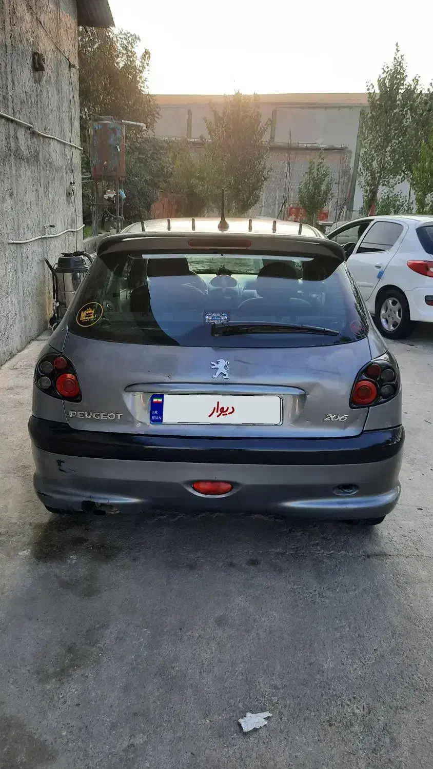 ۲۰۶ خاکستری|خودرو سواری و وانت|سورک, |دیوار