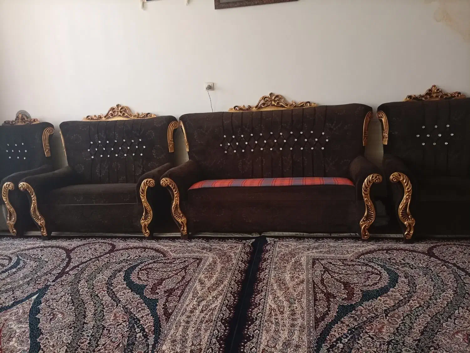 مبل هفت نفره با میز وگل میز|مبلمان خانگی و میز عسلی|بیضا, |دیوار