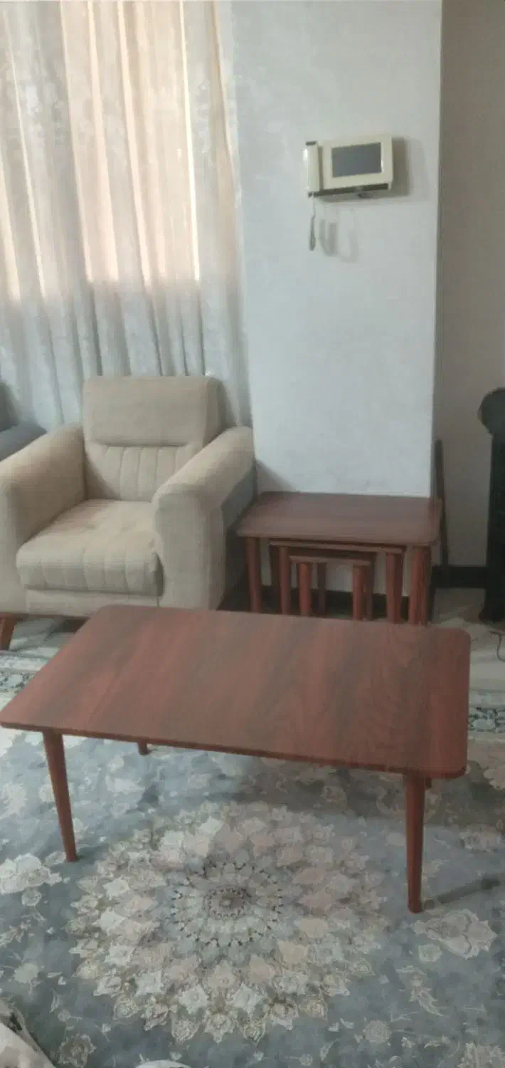میز به همراه ۳تا عسلی کاملا نو|مبلمان خانگی و میز عسلی|ری, سیزده آبان|دیوار