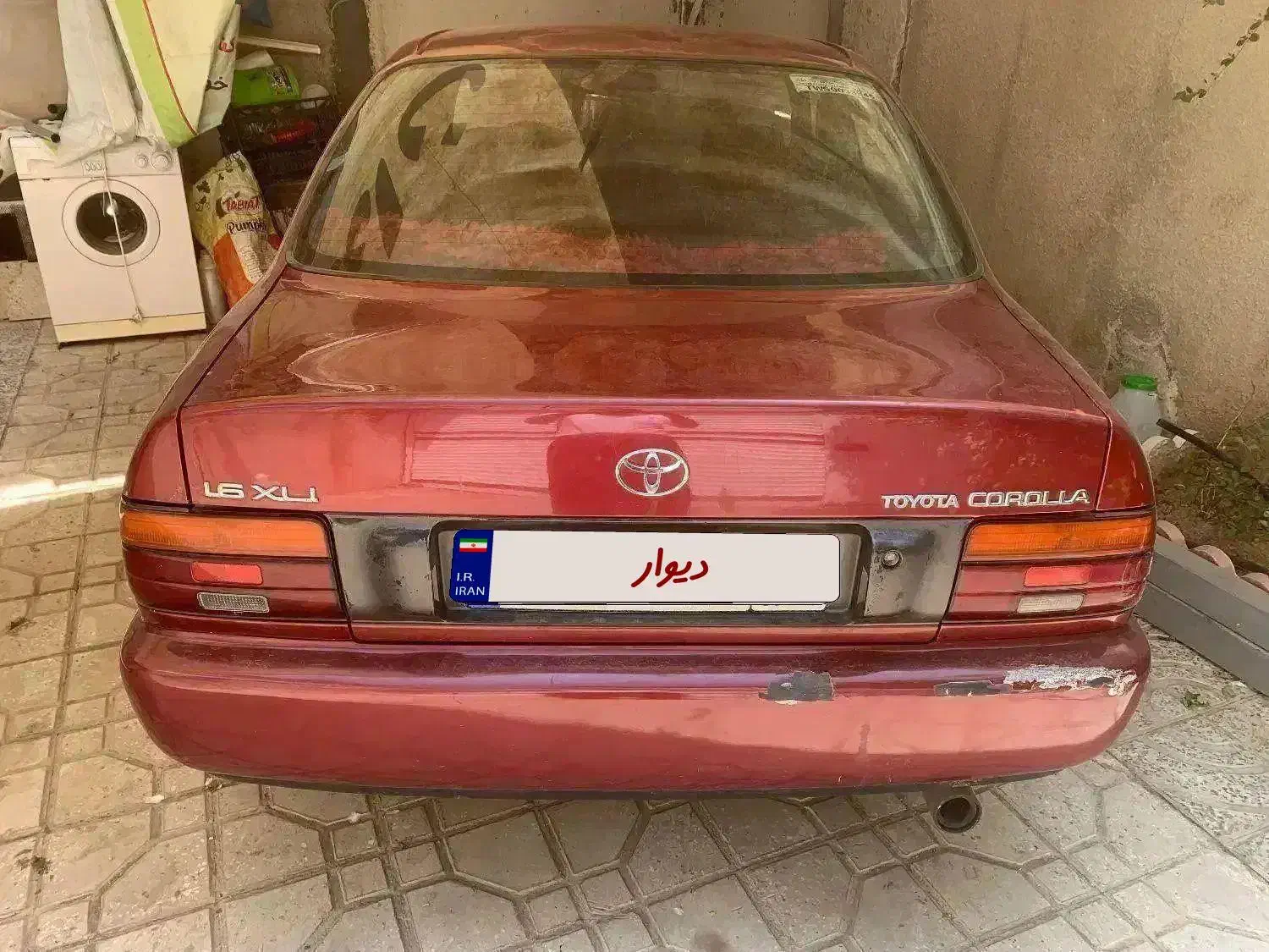 تویوتا کرولا۱۹۹۴قرمز|خودرو سواری و وانت|سنندج, |دیوار