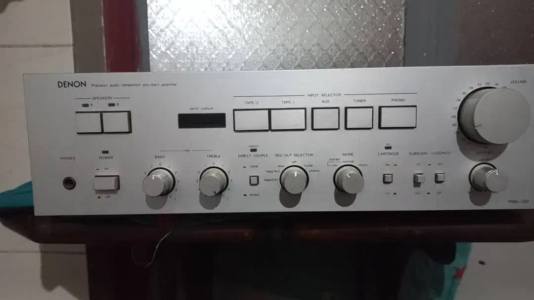 آمپ دنون مدل pma750  حرفه ای برق ۱۱۰  درحدنو|سیستم صوتی خانگی|اسلام‌شهر, زرافشان|دیوار