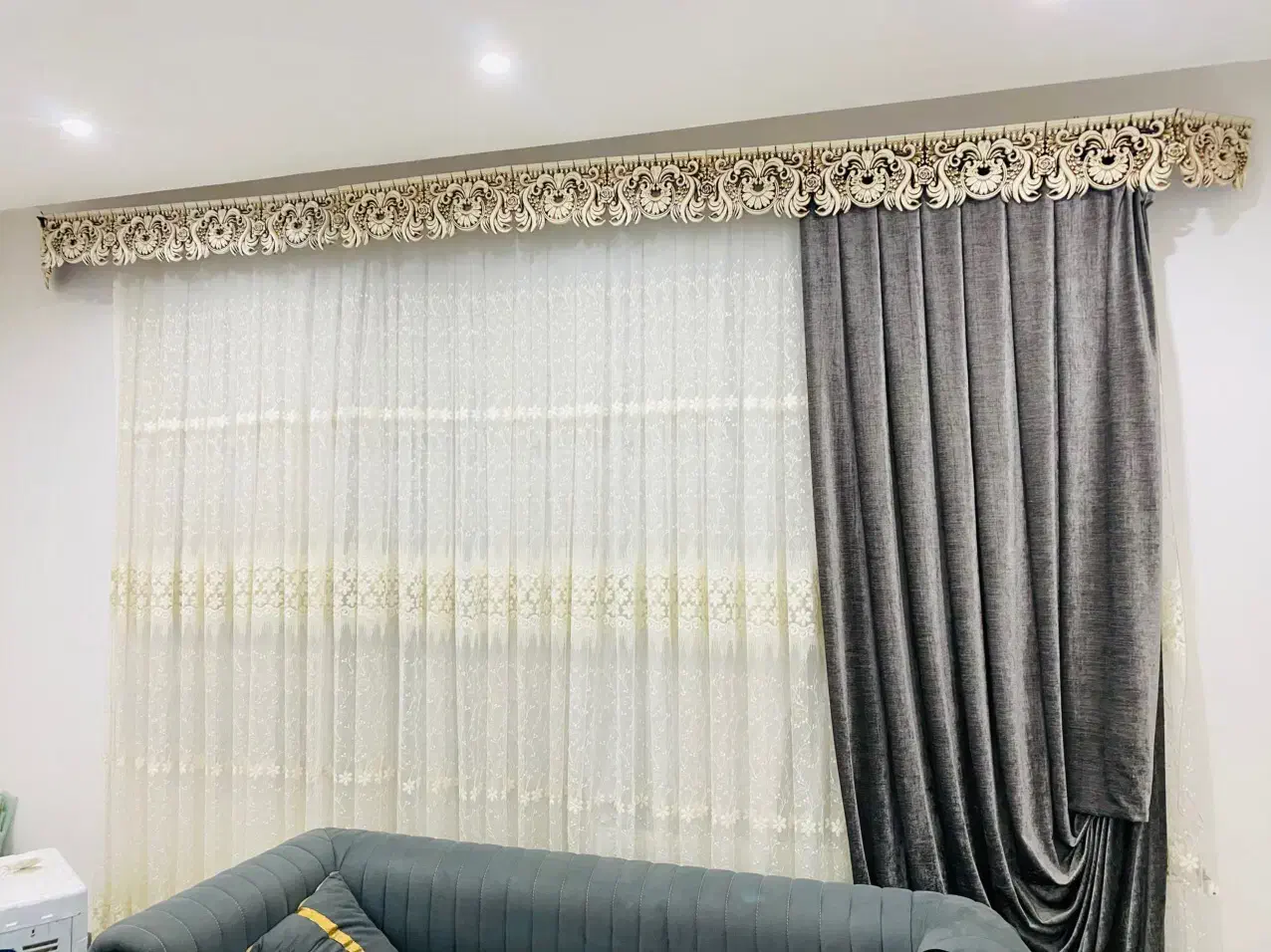 پرده شیک و کم کارکرد|پرده، رانر، رومیزی|شیروان (خراسان), |دیوار