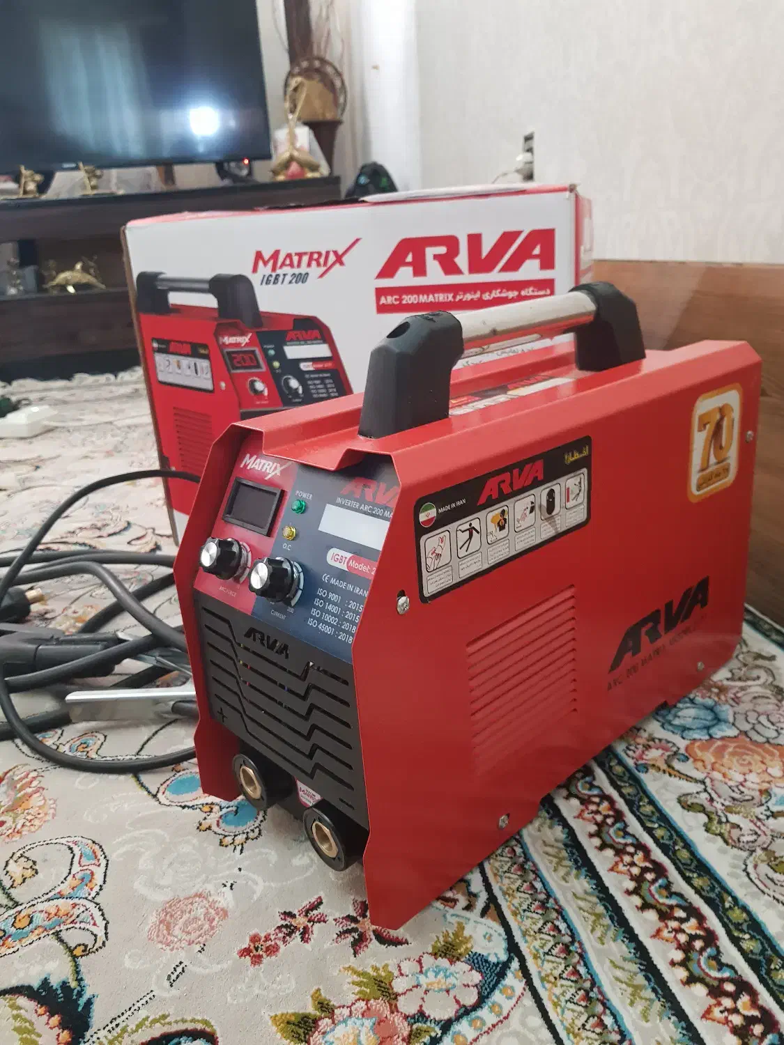 دستگاه جوش آروا ۲۰۰ آمپر در حد نو|ماشین‌آلات صنعتی|دوگنبدان, |دیوار