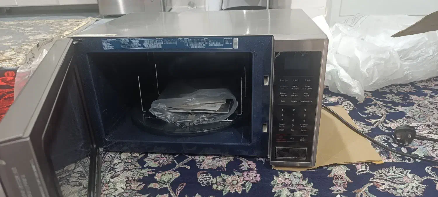 ماکروفر سامسونگ سیلور|اجاق گاز و لوازم برقی پختوپز|کرمانشاه, |دیوار