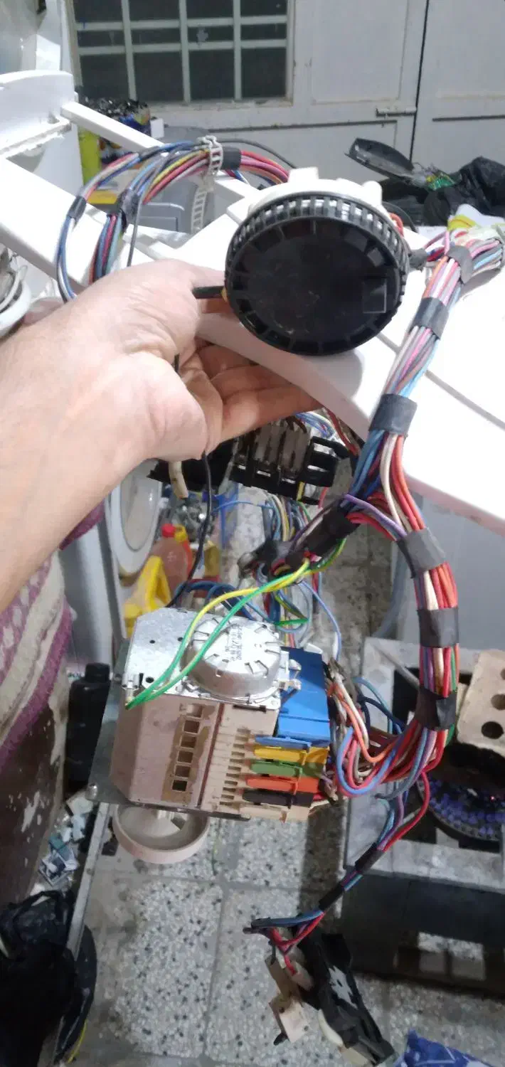 تایمر و برد و سیمکشی کامل لباسشویی سپهر الکتریک|ماشین لباسشویی و خشککن لباس|تربتحیدریه, ترمینال|دیوار