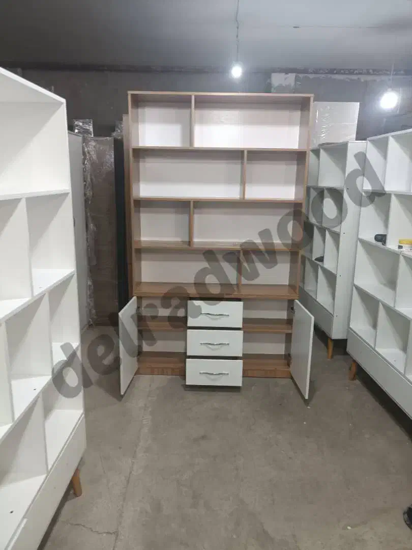 کتابخانه قفسه کمددار 3کشو مدل شانا|کتابخانه، شلف، قفسههای دیواری|تهران, سازمان آب|دیوار