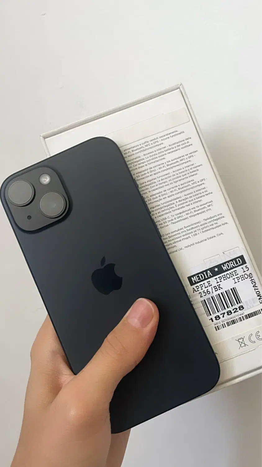 آیفون 15 رنگ مشکی ۲۵۶ گیگ پارت نامبر اروپا|موبایل|تهران, پونک|دیوار