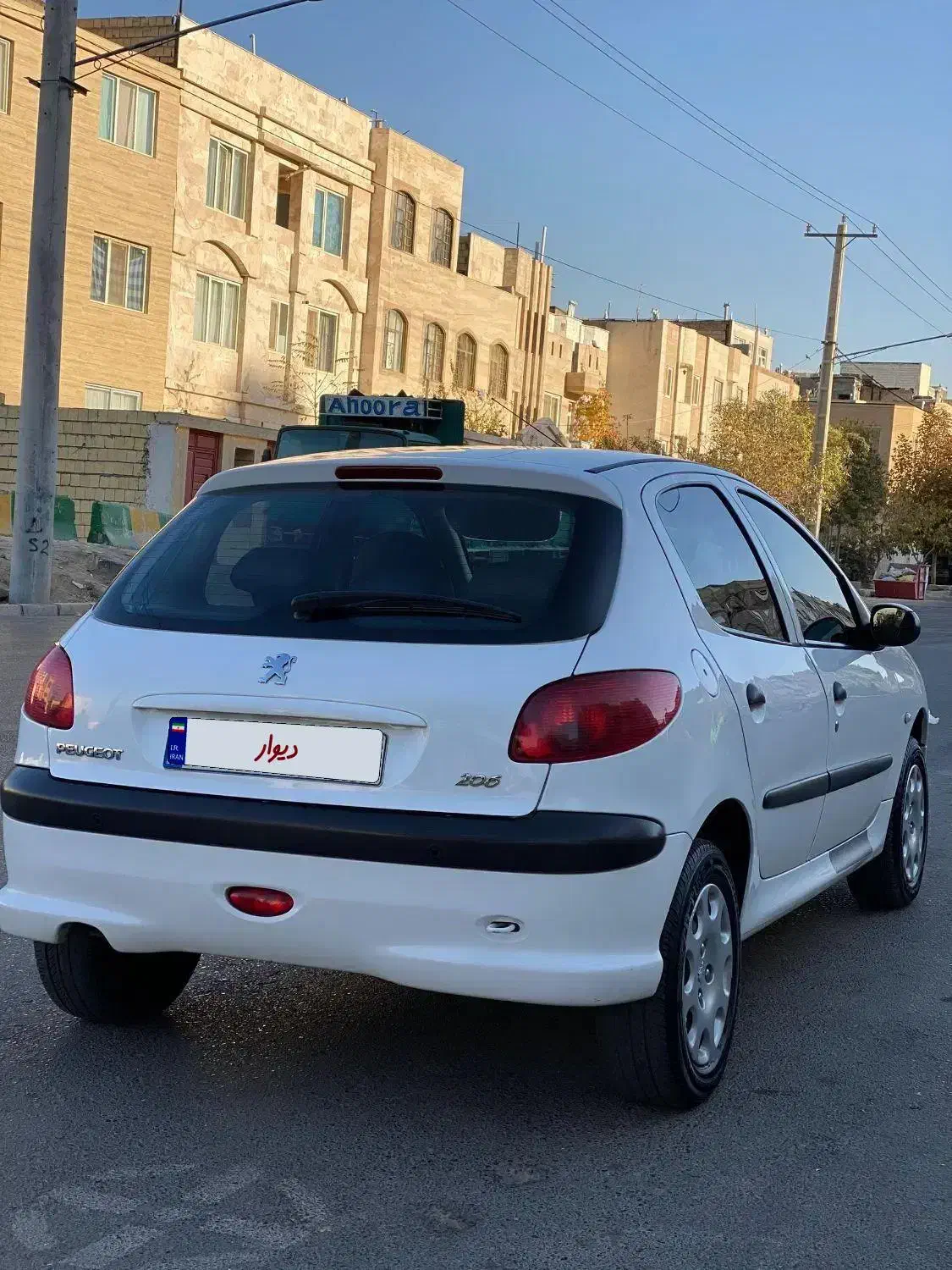 پژو 206 تیپ دو سفید تمام IKCO|خودرو سواری و وانت|مشهد, چهارچشمه|دیوار