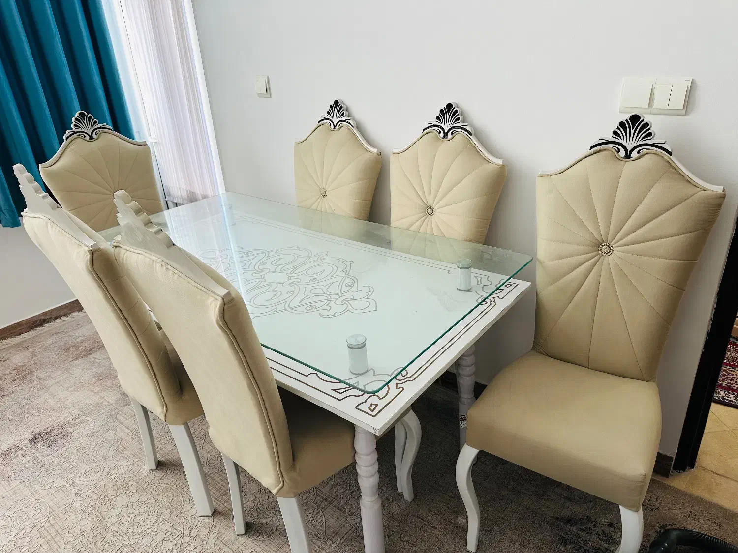 میز ناهار خوری(۶نفره)|میز و صندلی غذاخوری|سیرجان, |دیوار