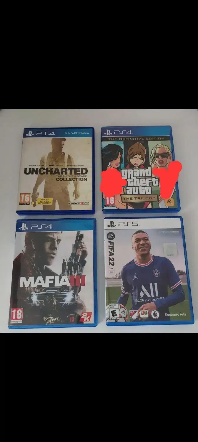 چندین دیسک بازی ps4/ps5|کنسول، بازی ویدئویی و آنلاین|تهران, باغ خزانه|دیوار