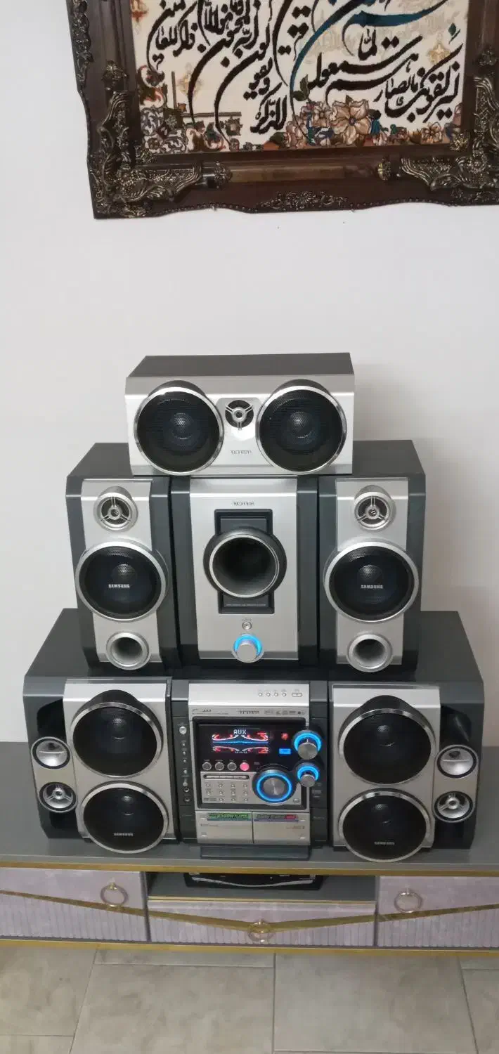 سیستم ۸۵۰۰وات سامسونگ در حدآکبند|سیستم صوتی خانگی|کرج, شهرک رضوانیه|دیوار