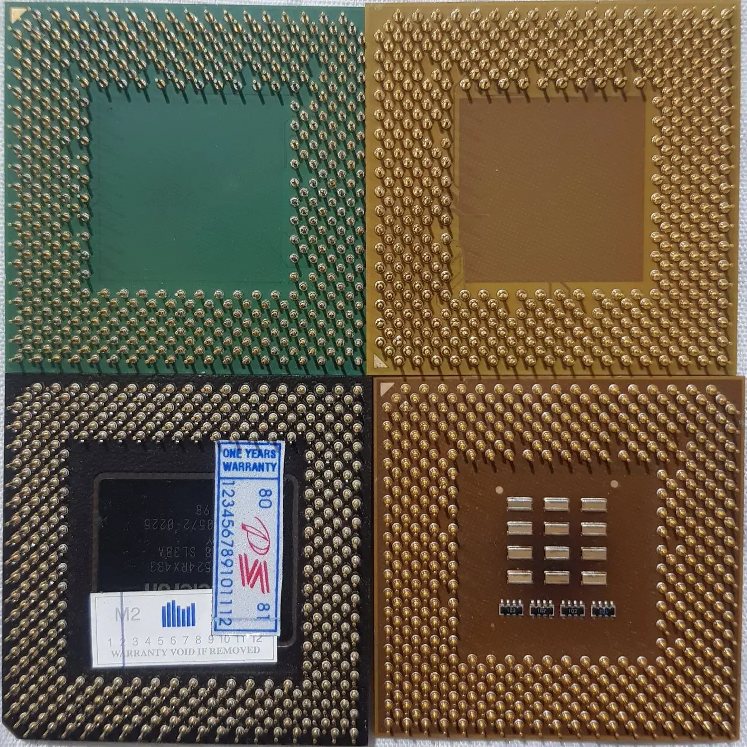 تعدادی cpu پین دار مناسب استخراج|قطعات و لوازم جانبی رایانه|قم, دروازه ری|دیوار