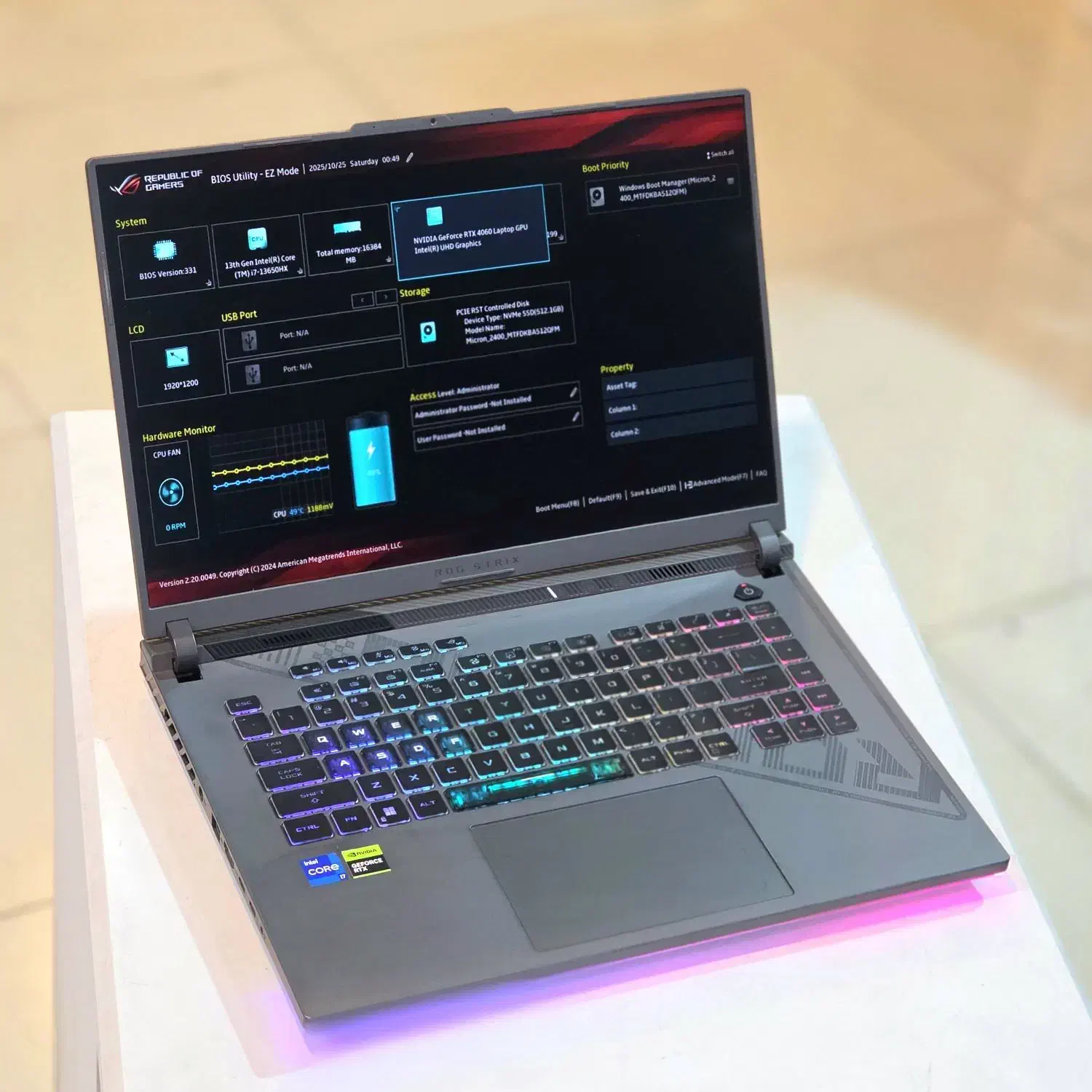 لپتاپ گیمینگ حرفه ای ROG STRIX G614JV ایسوس|رایانه همراه|شیراز, ملاصدرا|دیوار