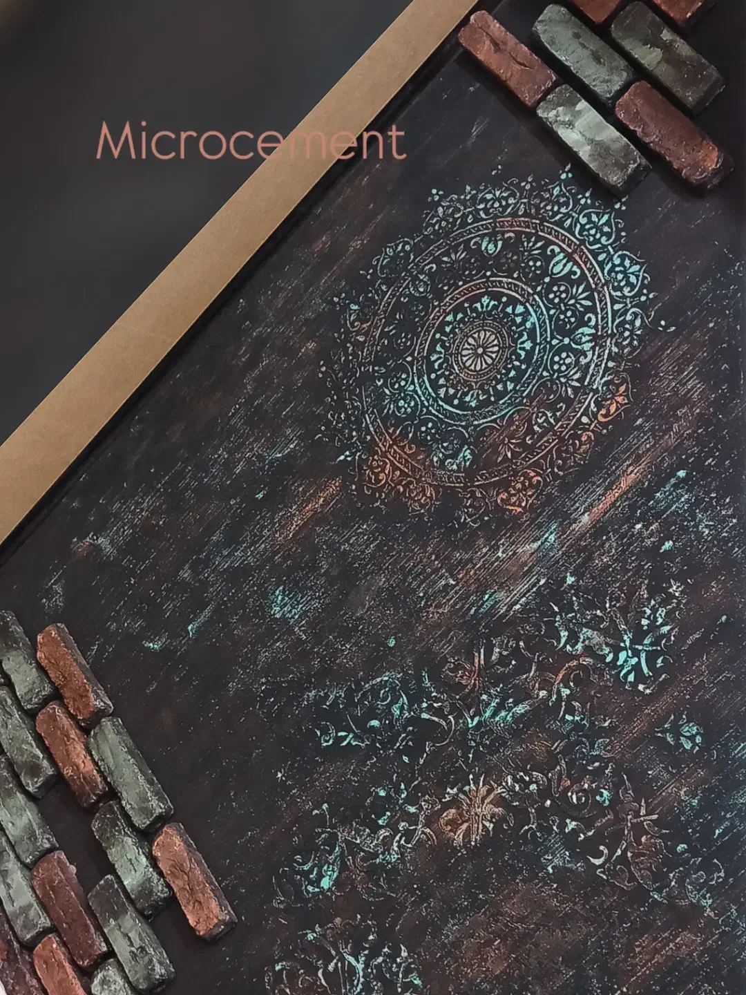 میکروسمنت پتینه نقاشی|خدمات پیشه و مهارت|اردکان, |دیوار