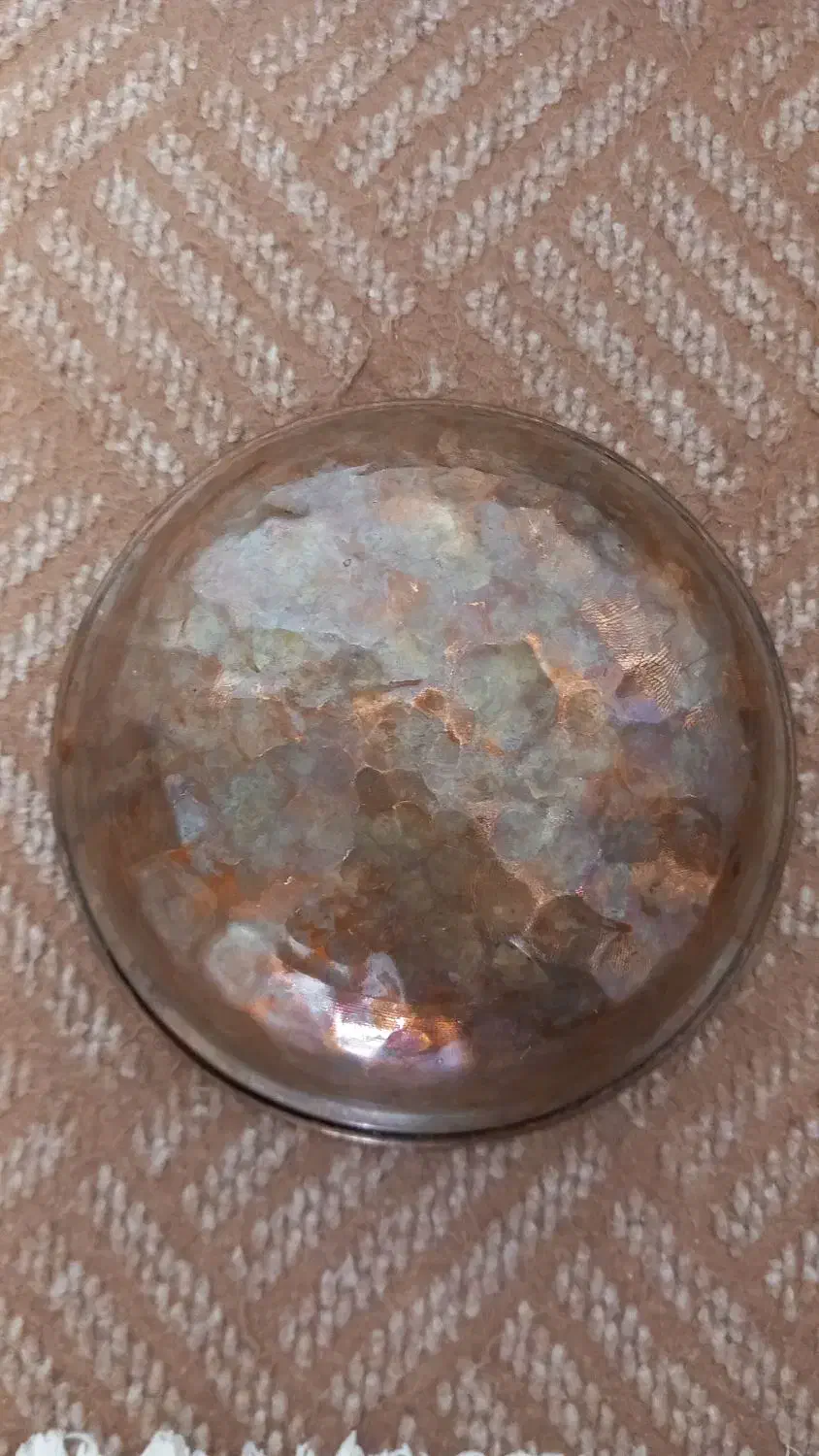 کاسه مسی|کلکسیون اشیاء عتیقه|نجف‌آباد, جامی|دیوار