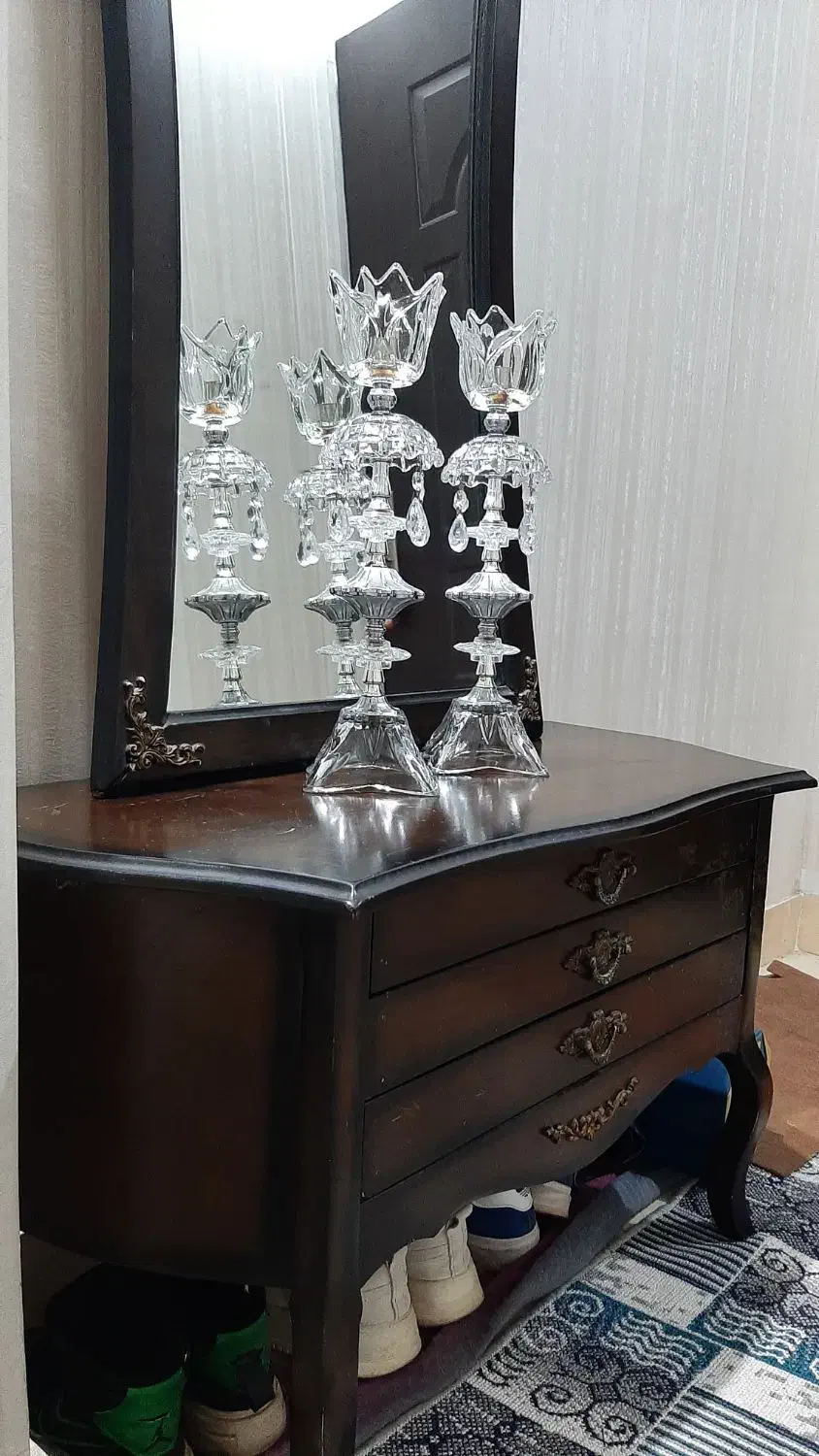 میز و آینه|بوفه، ویترین، کنسول|رشت, پیرکلاچای|دیوار