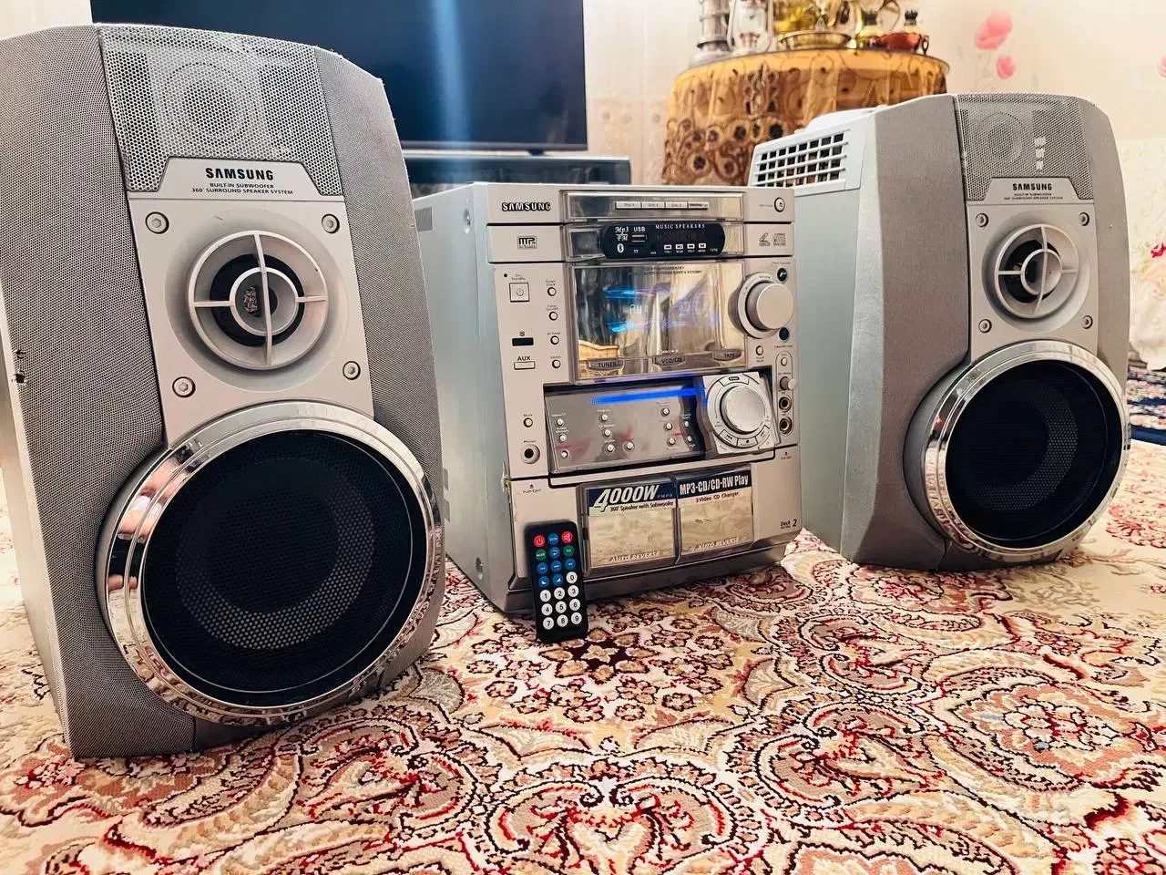 ۲عدد ظبط سامسونگ ۴۰۰۰|سیستم صوتی خانگی|محمدیه-قزوین, |دیوار