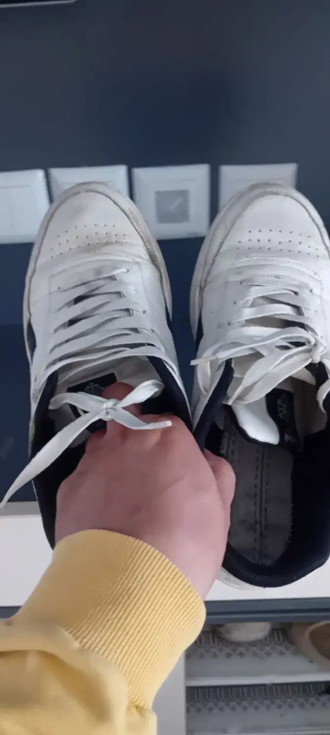 کتونی سفید ریبوک|کیف، کفش، کمربند|ماسال, |دیوار