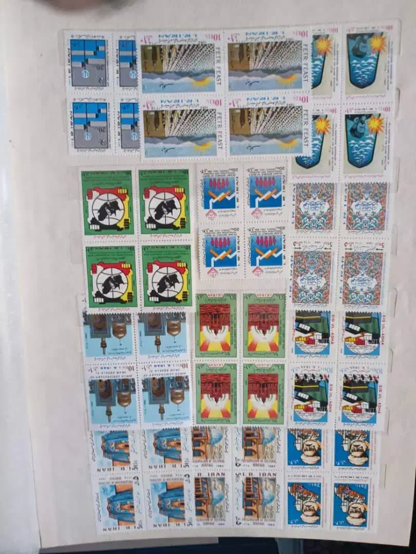 کتاب کلکسیون تمبر ج.ا. ۶۳تا ۶۶ و دهه اوایل ۷۰|کلکسیون سکه، تمبر، اسکناس|تهران, قیطریه|دیوار