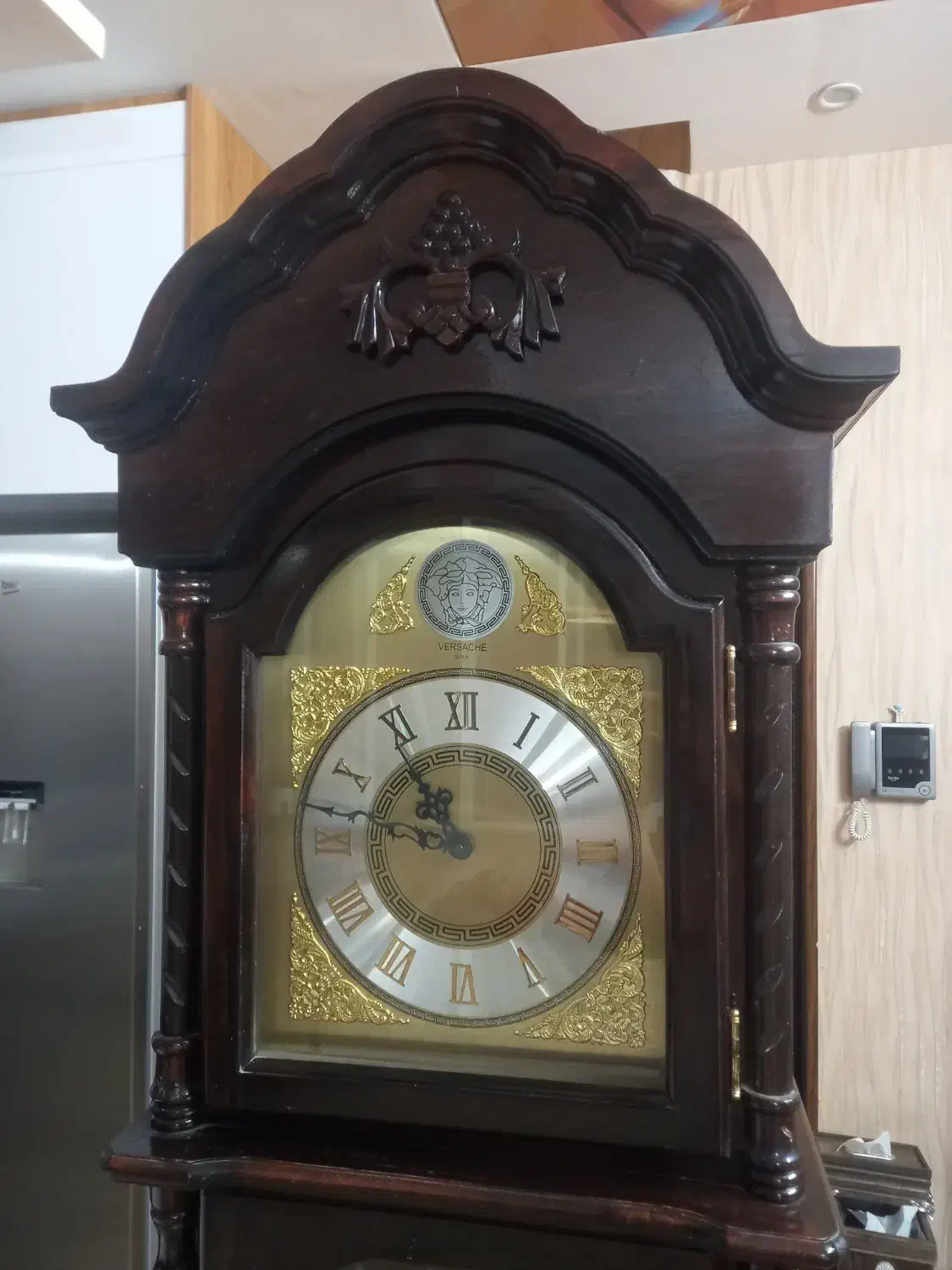 ساعت ایستاده چوب گردو|ساعت دیواری و تزئینی|اصفهان, برازنده|دیوار