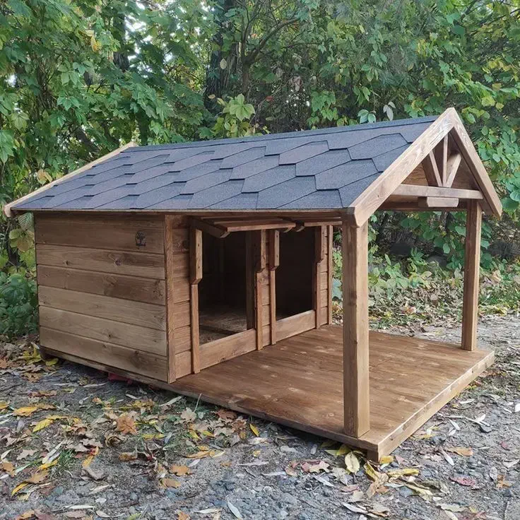 کلبه سگ های چوبی بلوط|لوازم جانبی حیوانات|هشتگرد, کوی یاران|دیوار