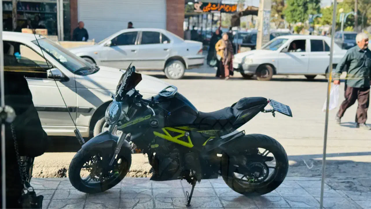 موتور qj 300 سی سی دو سیلندر صفر|موتورسیکلت|دهدشت, |دیوار