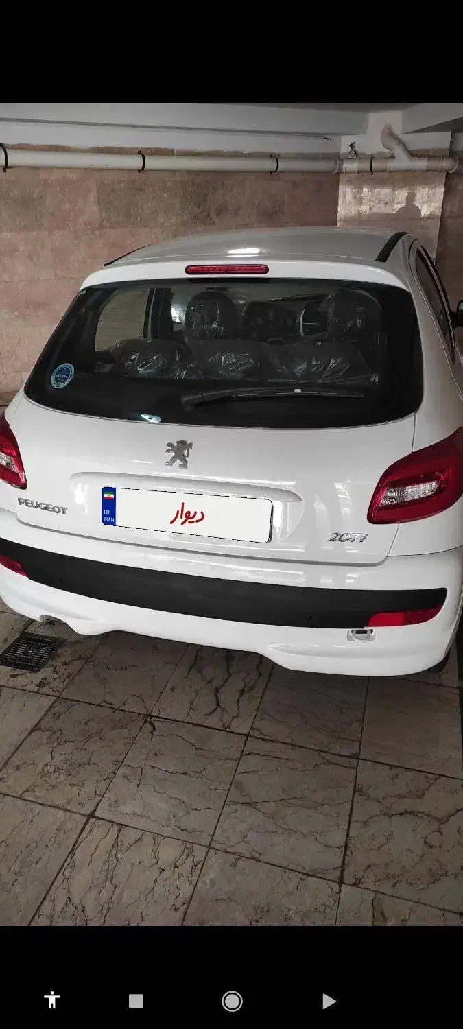 207 دنده ای سقف فلز tu5|خودرو سواری و وانت|تهران, پردیسان|دیوار