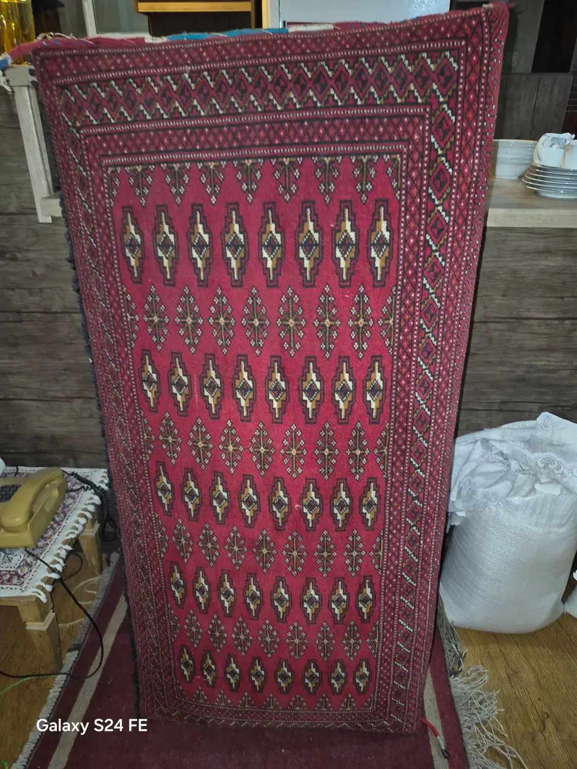 پشتی  ترکمن بسیار تمیز در حدنو یک جفت|پشتی|کرج, فاز ۳ گوهردشت|دیوار