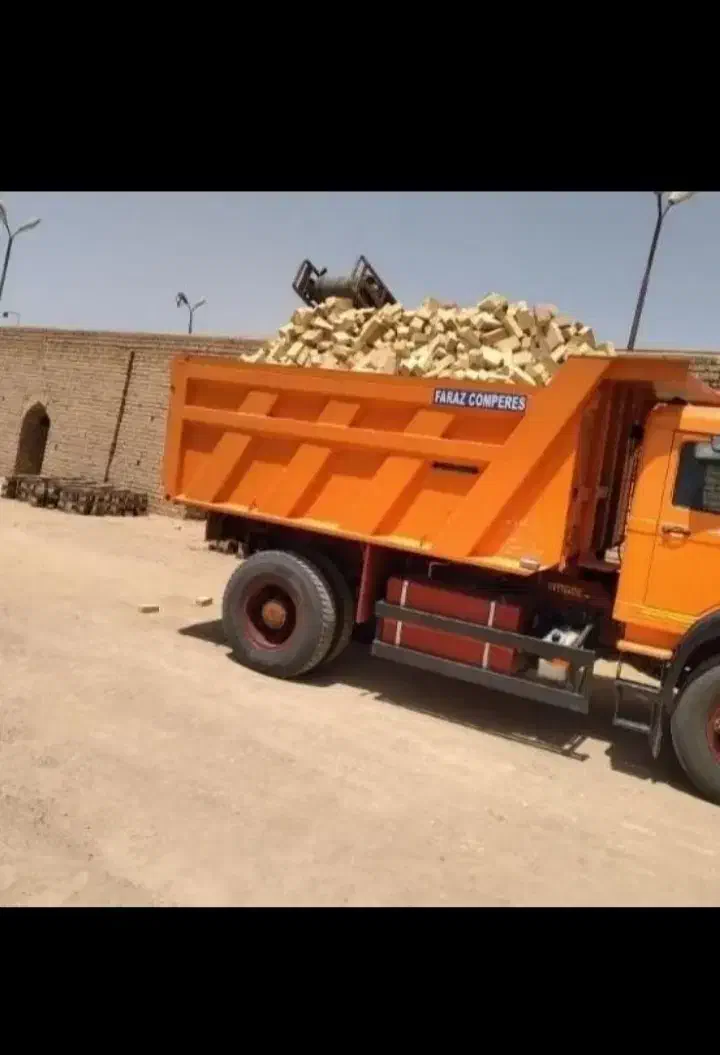 حمل آجر سپاه 11تن به کل منطقه زابل قیمت عمده|مصالح و تجهیزات ساختمان|زابل, |دیوار