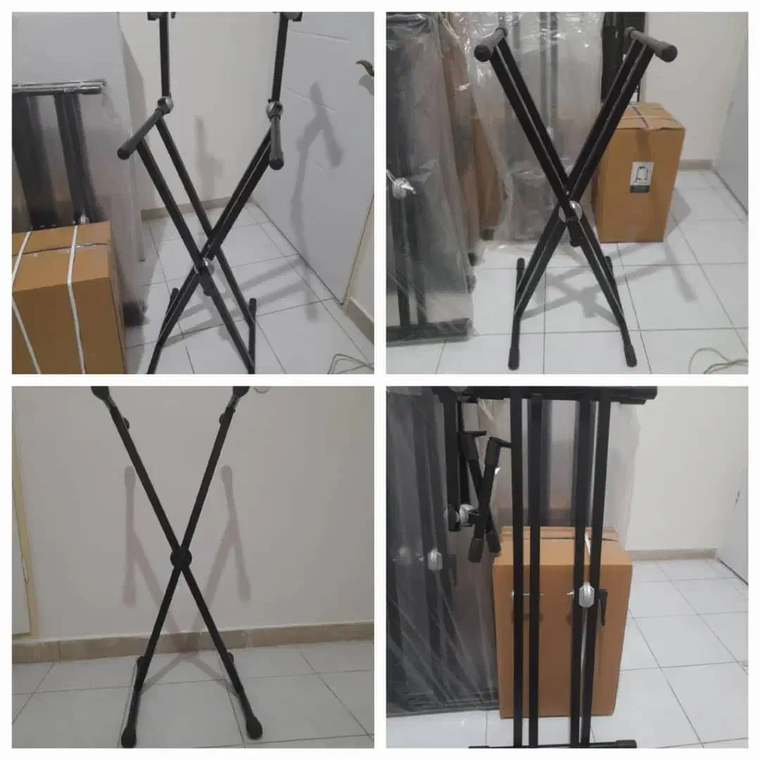 پایه کیبرد ارگ ۲ طبقه . پایه ضربدری ساده و دوبل|پیانو، کیبورد، آکاردئون|تهران, سازمان برنامه شمالی|دیوار