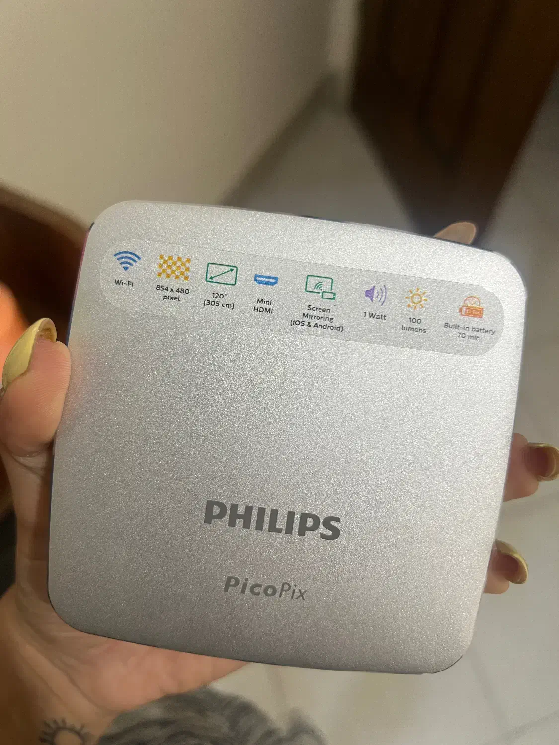 پرژکتور فیلیپس با wif بلوتوث فلش HDMI اسکرین میرور|تلویزیون و پروژکتور|یزد, |دیوار